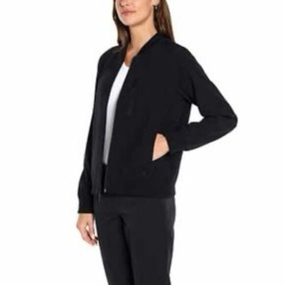 Banana Republic Women’s stretch bomber jacket in Black NWOT - Picture 1 of 16